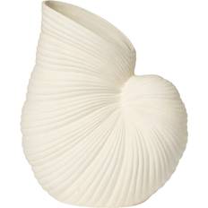 ferm LIVING Shell Off-white Vas 22cm