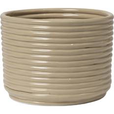 Beige Krukor ferm LIVING Corduroy Kruka Ø20x15 cm Cashmere ∅20cm