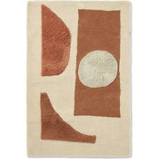 Pink Tæpper ferm LIVING Bloco Tufted Rug 120 x 80 cm Off White Hvid, Pink, Beige