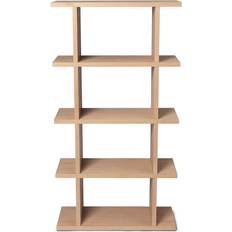 ferm LIVING Kona Bookcase 1 x 4 Natural Bogreol