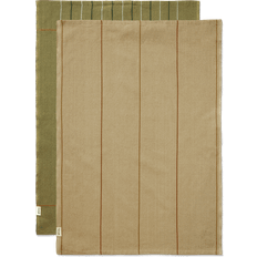 Ferm LIVING Viskestykker ferm LIVING Ito 50 x 70 cm Set of 2 Viskestykke Grøn (70.1x50cm)