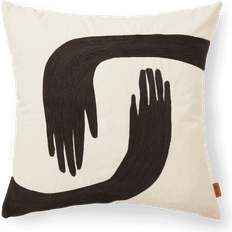 Cuscini Decorativi Completi Ferm Living Pose Cushion 50x50 cm Coffee-undyed Complete Decoration Pillows Brown, White (50x50cm)