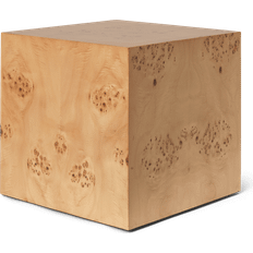 Småborde ferm LIVING Burl Cube 40x40 cm Natural Småbord