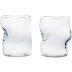 Ferm Living Dimple Drinking Glass 27cl 2pcs