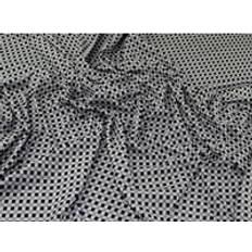 Hemtextil Minerva Roma Double Stretch Knit Black & Silver Fabrics