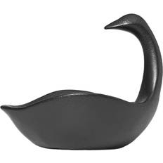 Schwarz Osterdekorationen Ferm Living Swan - Accessoires Keramik Schwarz 1104270029 Osterdekoration