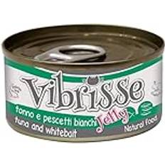 Croci Vibrisse Katzenfutter Nassfutter Thunfisch Weißer Fische 24 Dosen À 70 g