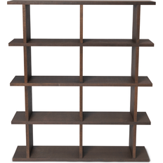 Ferm Living Kona 2x4 Dark Stained Book Shelf