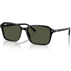 Ray-Ban Raimond Zonnebrillen - Zwart/Montuur Groen Glazen