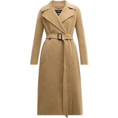 Abrigo de Lana - Mujer Abrigos Max Mara Weekend Manu Belted Wool Trench Coat - Beige