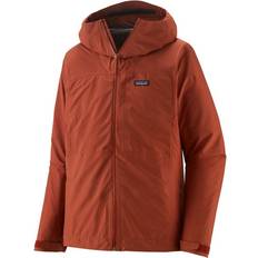 Brune - Herre Regntøy Patagonia Boulder Fork Rain Jacket Burnished Red