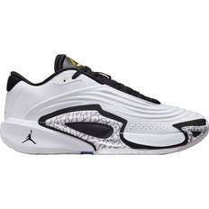 51 ½ - Weiß Basketballschuhe Nike Luka 3 Motorsport - White/Black/Red Orbit/Metallic Gold