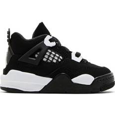 Children's Shoes Nike Air Jordan 4 Retro White Thunder TD - Black/Black/White