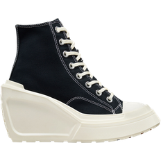 Heel - Women Trainers Converse Chuck 70 De Luxe Wedge W - Black/Egret