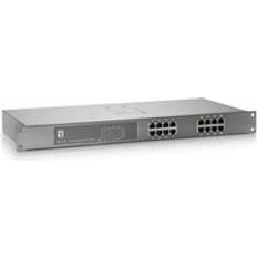 LevelOne 16-Port Fast Ethernet PoE Switch 240W 802.3at/af