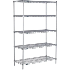 Nexel Nexelate Silver Shelving System 24x63"