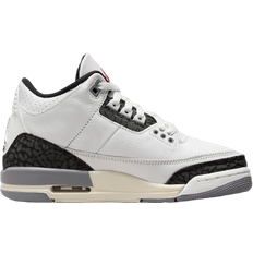 Nike Ragazzo Scarpe per Bambini Nike Air Jordan 3 Retro GS - Summit White/Cement Grey/Black/Fire Red