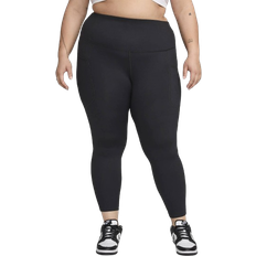 Nike Women's One High Waisted 7/8 Leggings (Plus Size) - Black