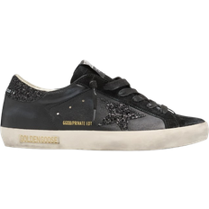 Black - Viscose Shoes GOLDEN GOOSE Super Star Glitter W - Black