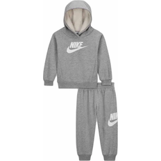 Babies Tracksuits Children's Clothing Nike Baby Sportswear Club Fleece Hoodie Set - Dark Grey Heather (66L135-042)