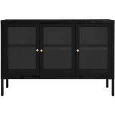 vidaXL Living Black Sideboard 105x70cm