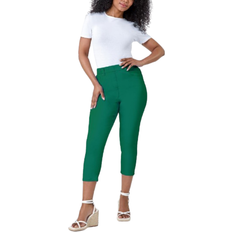 Capri Trousers Roman Petite Stretch Crop Denim Jegging - Green