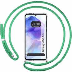 TuMundoSmartphone Protective Case with Cord for Galaxy A55 5G