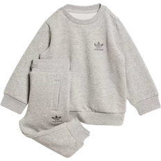 Babies Tracksuits Children's Clothing Adidas Toddler Crew Set - Medium Grey Heather