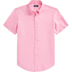 Men - Pink Shirts Ralph Lauren Classic Fit Linen Shirt - Florida Pink