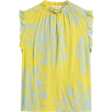 White Stuff Florence Eco Vero Vest - Yellow Print