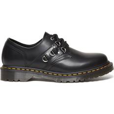 Laced - Women Oxford Dr. Martens 1461 Hardware - Black/Polished Smooth