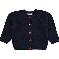 Knapper Trøjer Copenhagen Colors Navy Classic Baby Cotton Cable Cardigan