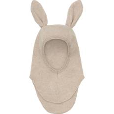 1-3M Luer Huttelihut balaclava ears wool fleece camel melange 4-6år