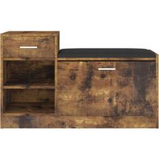 Shoe cabinet Brayden Studio Shoe Cabinet Smoked Oak Schuhregal 94.5x57cm