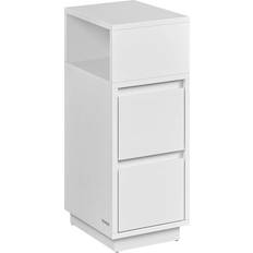 Bedroom set Vasagle Slim with 2 Drawers LET656W01 Bedside Table