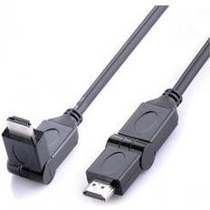 Höghastighets HDMI-kabel Med Ethernet 270° 3m