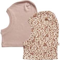 Blomstrede Huer Børnetøj Wheat Wool Balaclava Kim, 2475 Rose Flowers 3-5Y/52-53