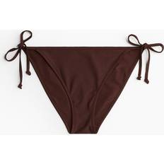 Bikini Bottoms H&M Tie Bikini Bottoms Brown