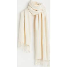 H&M Scarfs H&M Woven Scarf White 71x18