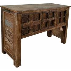 Natur Avlastningsbord Alexandra House Living Brown Recycled Wood 40 x 90 x 133 cm Console Table