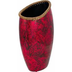 Red Vases Alexandra House Living Sort Rød Keramik 17 x 48 x 28 cm Vase