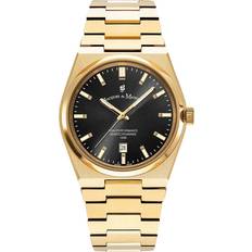 Jacques du Manoir horizon 41mm black gold-tone