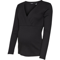 Mamalicious Vero Moda Maternity Paita 'LAVENDER' musta