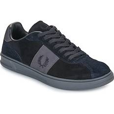Fred Perry Shoes Fred Perry B4 Suede Trainers - Black
