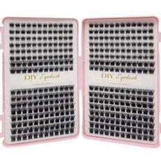 Shein 384pcs Individual Lashes Eyelash Book Clusters Extensions False Eyelash DIY At Home Cluster Eyelash Extensions Makeup