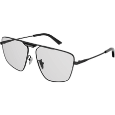 Balenciaga Herre Solbriller Balenciaga BB0246SA 004 Solbriller Metal Grå Geometrisk Normal