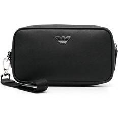 Cuir - Noir Trousses de maquillage Emporio Armani Emporio Armani Leather Beauty-Case Black OS