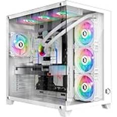 PC-fodral CL-242 ARGB 120 mm 3 st 5 volt RGB Adresserbar LED MB Sync Mid Tower 2024 ny