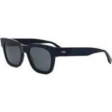 Fendi Unisex Sunglasses Fendi Blå Firkantet Solbriller Fe40132I - Blue