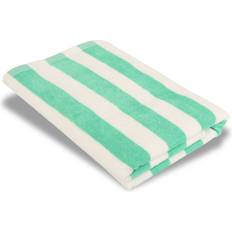 Nordstrand Home Stribet 50x100 cm 100% Bomuld og hvidt Badehåndklæde Grøn (100.1x50cm)
